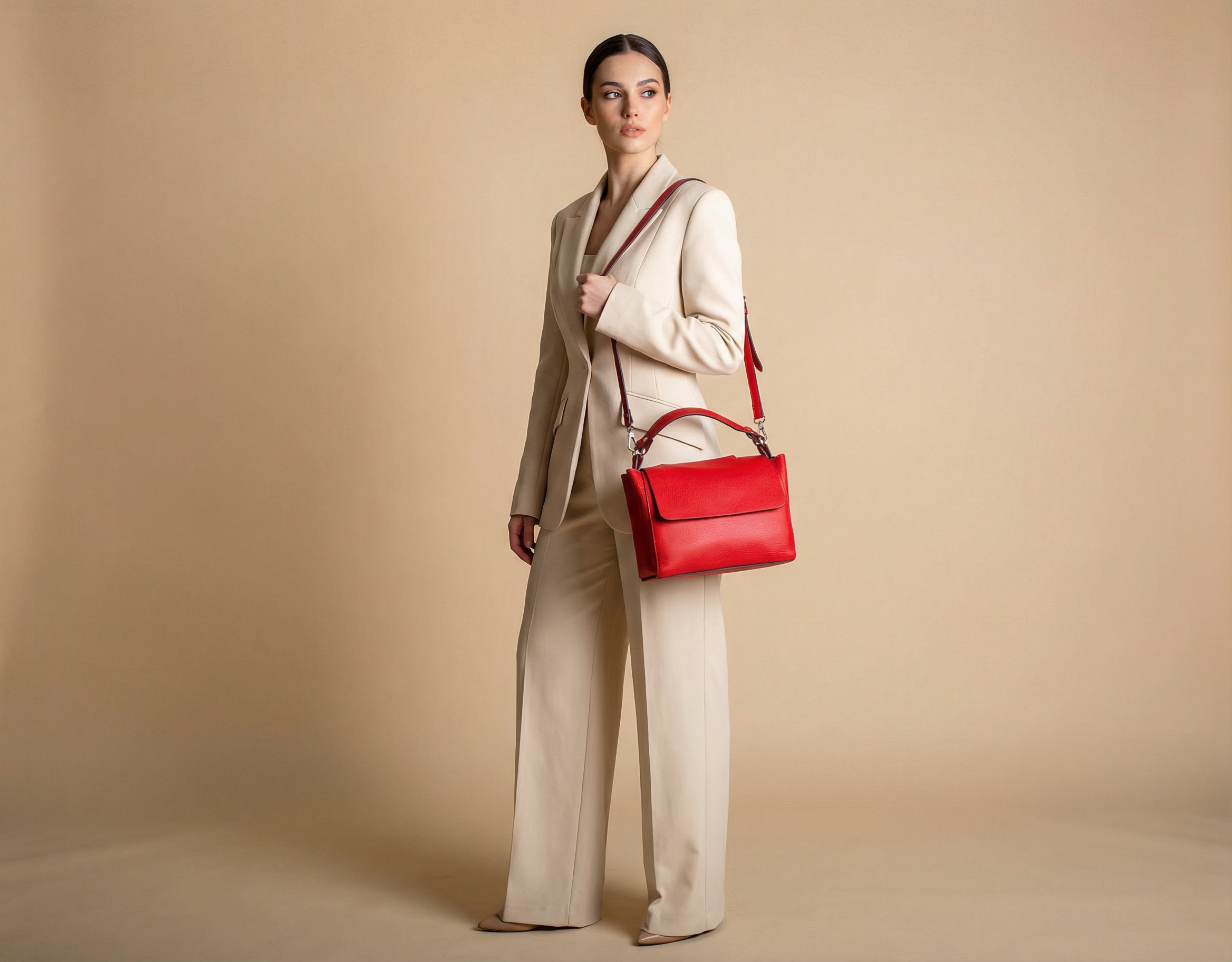 Kožená crossbody kabelka Aneta – elegantní a praktická